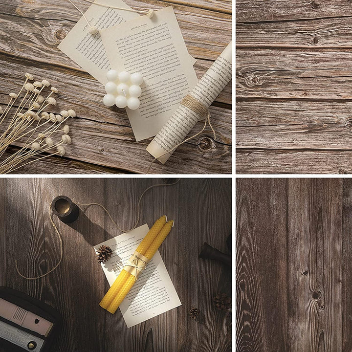 Photography Background 6 Pieces 57 x 88 cm 2 in 1 Food Flat Lay Table Top Photography Double Sided B