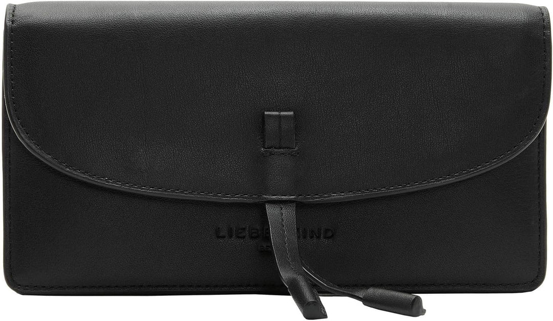 Liebeskind Damen Slam (OOS) Purse L L (HxBxT 9.4cm x 18.5cm x 2.5cm ) Schwarz Knot, L (HxBxT 9.4cm x