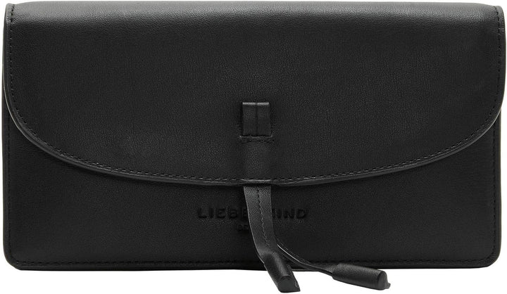 Liebeskind Damen Slam (OOS) Purse L L (HxBxT 9.4cm x 18.5cm x 2.5cm ) Schwarz Knot, L (HxBxT 9.4cm x