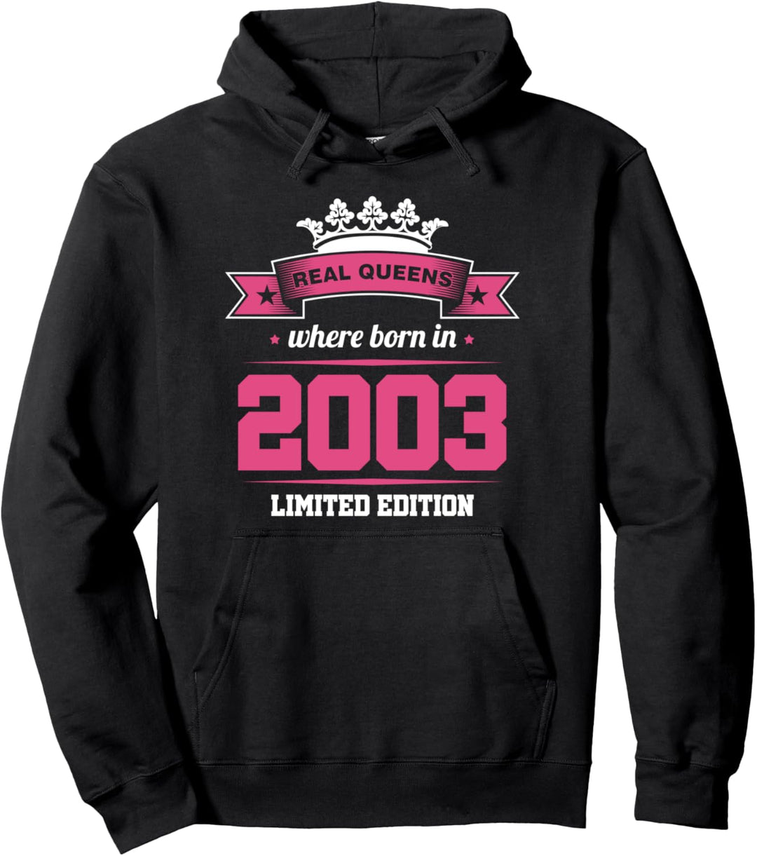 Geburtstagsgeschenk Frauen 20 Jahre alt Geschenke für sie Schwester 2003 Pullover Hoodie