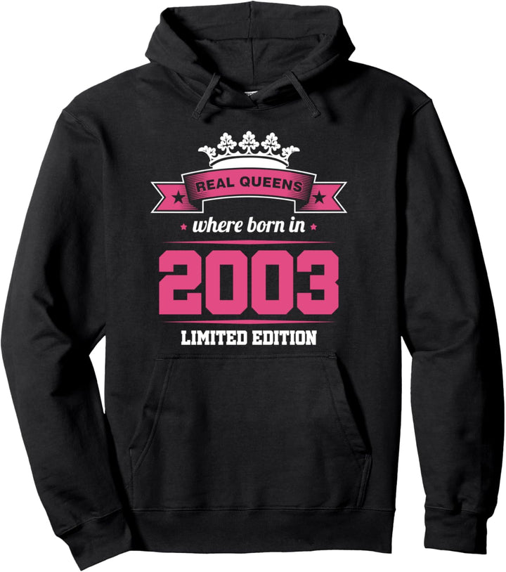 Geburtstagsgeschenk Frauen 20 Jahre alt Geschenke für sie Schwester 2003 Pullover Hoodie