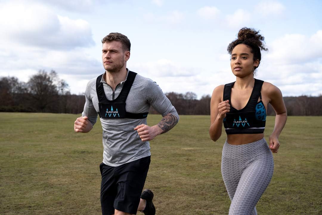 RUNITUDE Laufweste Handytasche Joggen Handyhalterung | Laufen Handy Brusttasche Running Weste V1 | P