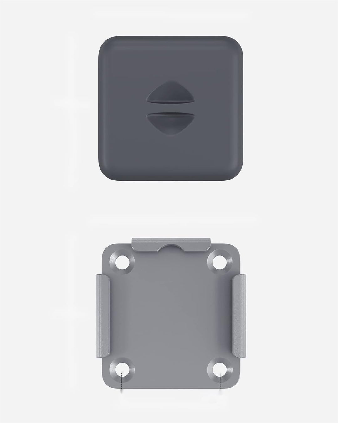 home Trends Bodenhalterung für Seitenmarkisen Metallplatte mit Kunststoff-Deckel Stahl anthrazit, Me