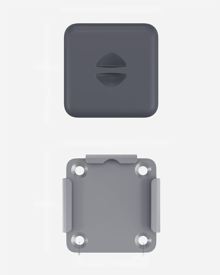 home Trends Bodenhalterung für Seitenmarkisen Metallplatte mit Kunststoff-Deckel Stahl anthrazit, Me