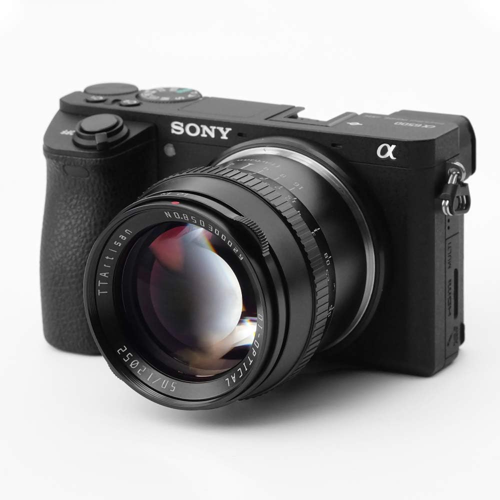 TT Artisan 50mm F1.2 APS-C Objektiv Anschluss Sony E Mount Black Manueller Fokus optischer Aufbau 11