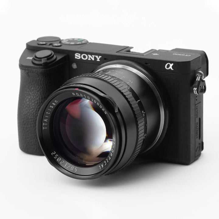 TT Artisan 50mm F1.2 APS-C Objektiv Anschluss Sony E Mount Black Manueller Fokus optischer Aufbau 11