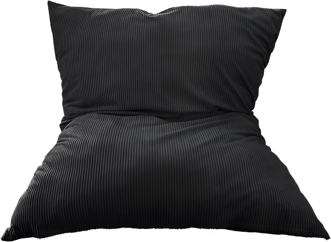 Riesiger Sitzsack XXL für Innenbereich, aus Cordsamt, 180 x 140 cm, weich, bequem und abnehmbar, gro