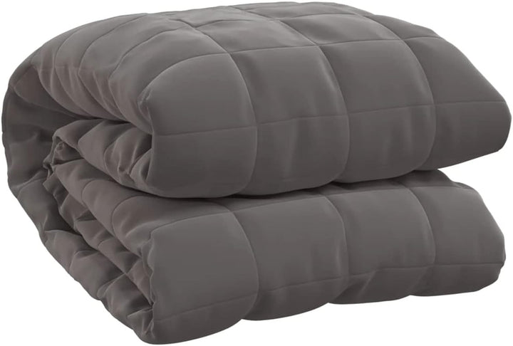 Homgoday Gewichtete Decke, Grau, 200 x 220 cm, 13 kg, Stoff, Möbeldekor, warme und bequeme Decke, ho