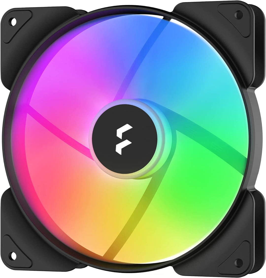 Fractal Design Aspect 14 RGB 140 mm PWM Wide 500-1700 RPM Range Black Frame 3-pack Computer Fan RGB