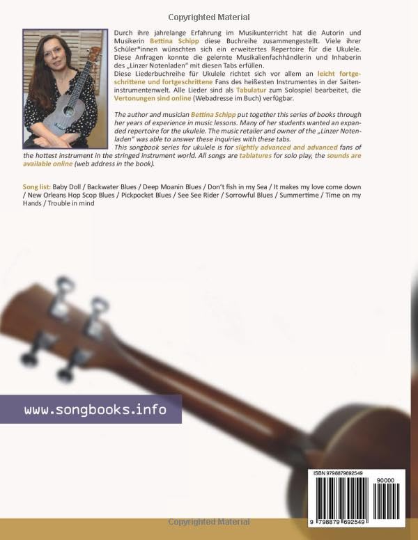 Play Ukulele - 12 Ladies Blues Songs - Billie Holiday / Berta Hill / Bessie Smith / Ma Rainey: Deuts