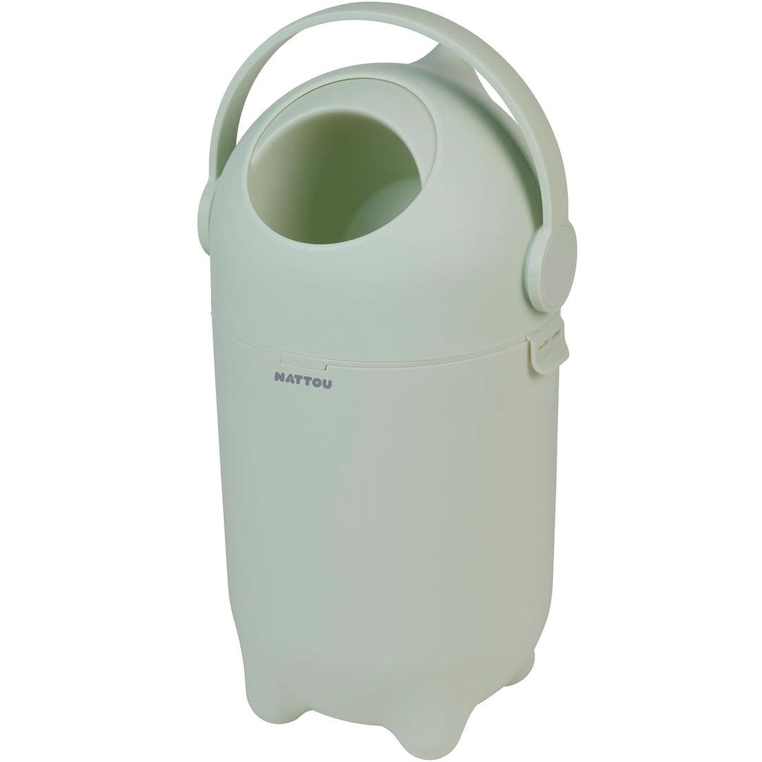 Nattou Windeleimer Dropy, Geruchsdicht, Einfaches Öffnen mit einer Hand, 49,5 x 28 cm, Polypropylen/