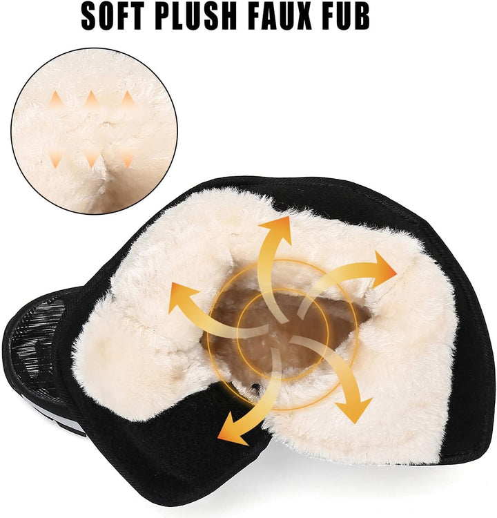 Mishansha Kinder Winterstiefel Jungen Schneestiefel Mädchen Warm Gefütterte Rutschfeste Winter Snowb