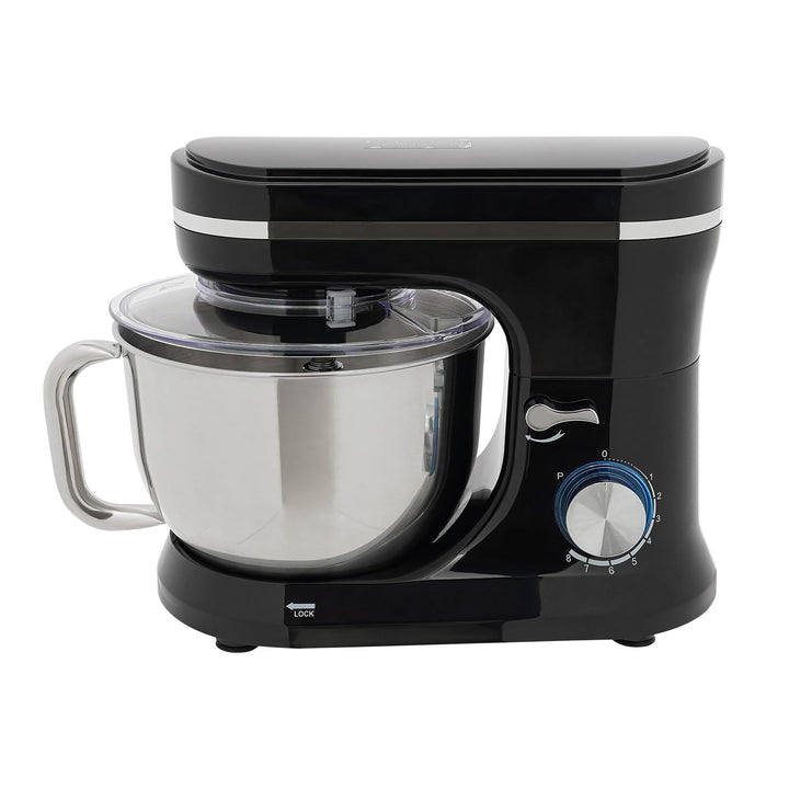 3in1 Küchenmaschine, 1000W 4.5L Mixer Küche 304-Edelstahl, 8+1(Impulsfunktion) Geschwindigkeiten, Te