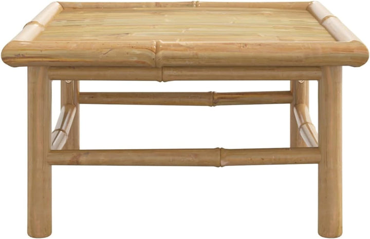 Tidyard Gartentisch Beistelltisch Couchtisch Balkontisch Terrassentisch Gartenmöbel Tisch Bambus 65x