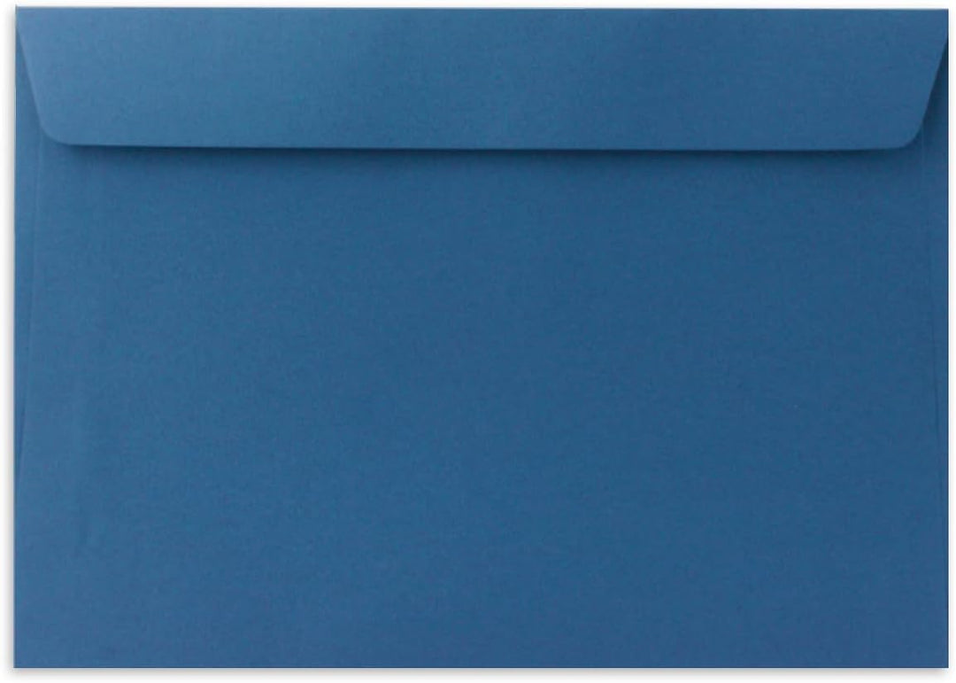 75x Briefumschläge DIN C5 Royalblau (Blau) - 16,2 x 22,9 cm - Haftklebung - Edle Kuverts für grosse