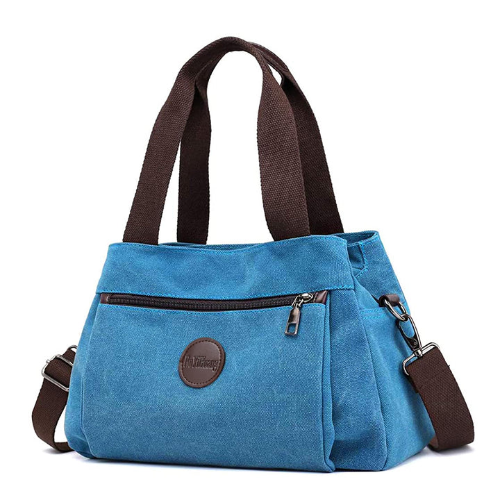DIRRONA Elegant Damen Segeltuch Umhängetasche Gross Kapazität Handtasche Casual Reise Schultertasche