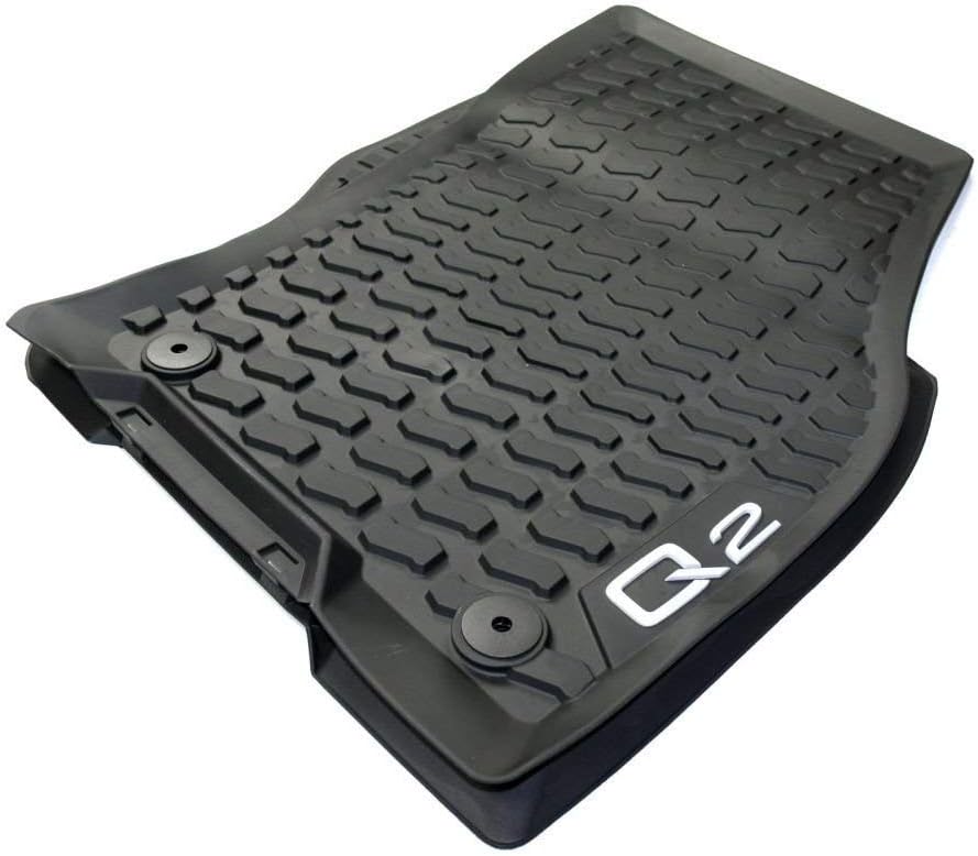 Audi 81B061501041 Original Q2 Gummi Fussmatten Allwettermatten Gummimatten, schwarz