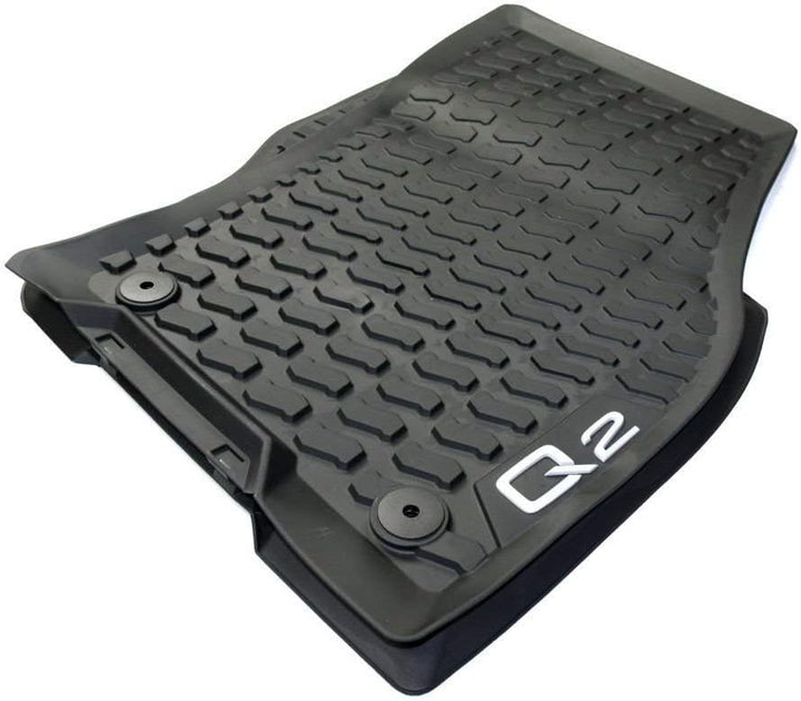 Audi 81B061501041 Original Q2 Gummi Fussmatten Allwettermatten Gummimatten, schwarz
