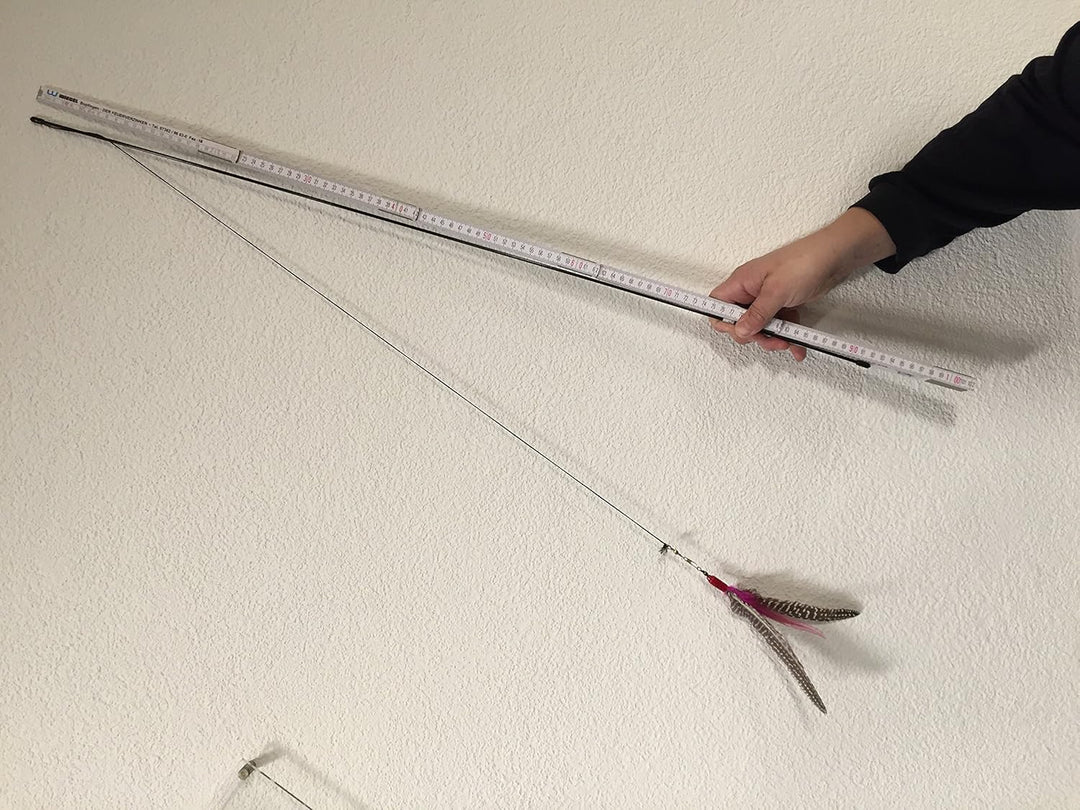 GoCat Katzenspielzeug-Stange Da Bird mit Angel, für Erwachsene Katzen, Vogel-ähnlich, Indoor & Outdo