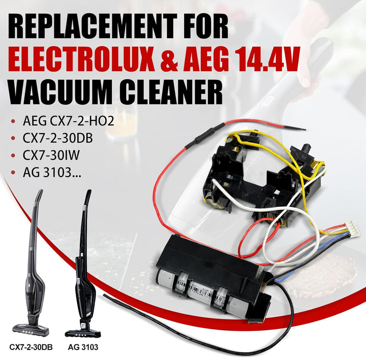 14,4V Akku für Electrolux AEG CX7-2-HO2, CX7-2-30DB, CX7-30IW,usw. Ersatz für Akku-Modell 4055420998