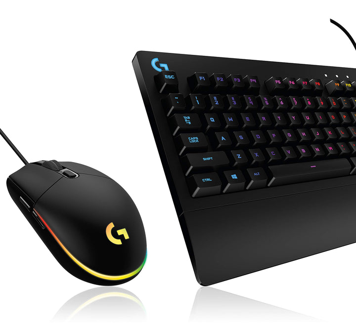 Logitech G213 Prodigy Gaming-Tastatur + Logitech G203 Gaming-Maus, Usb, kompatible mit PC Keyboard +