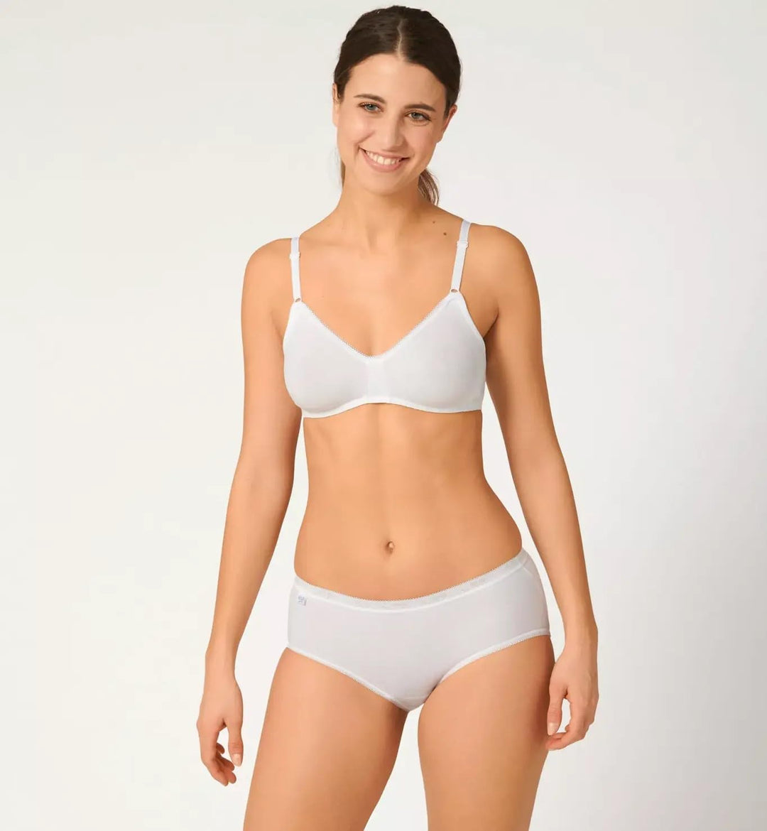 Sloggi Damen Slip (4er Pack) 48 Weiss, 48 Weiss