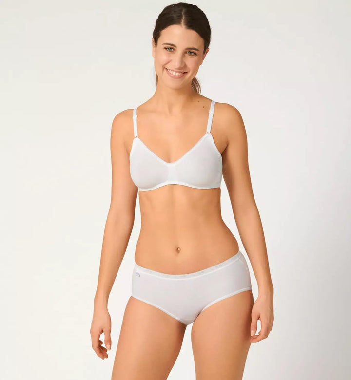 Sloggi Damen Slip (4er Pack) 48 Weiss, 48 Weiss