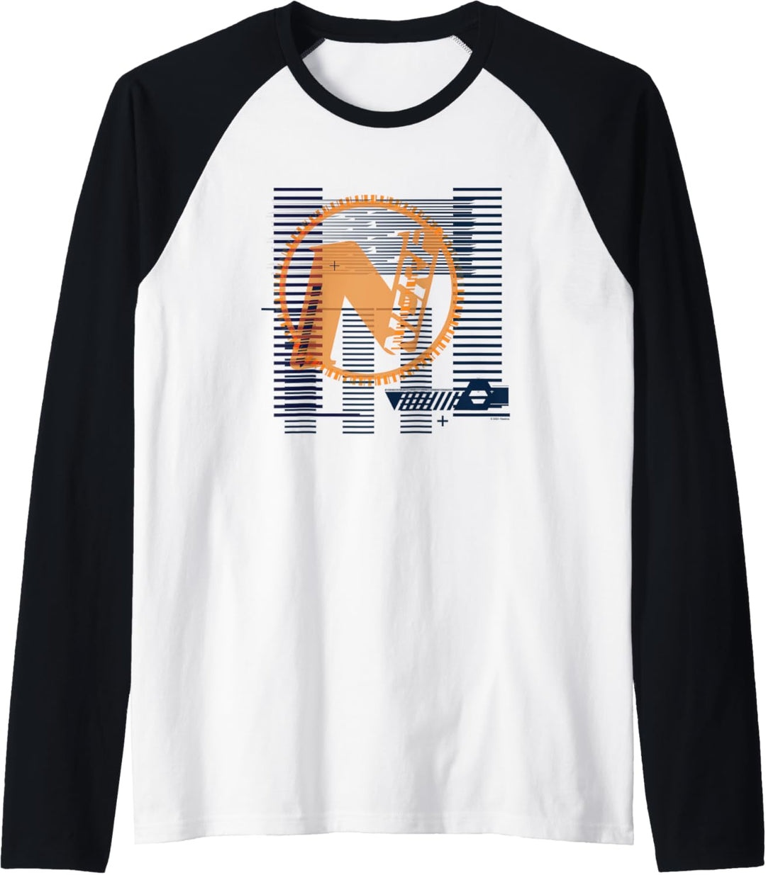 Nerf Patterned Gear Logo Raglan
