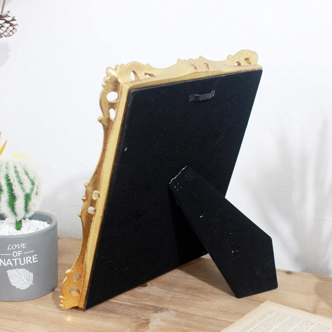 Funerom Dekorativer Spiegel im Vintage-Stil, 27,9 x 24,1 cm, Wandmontage, Tisch-Make-up-Spiegel, qua