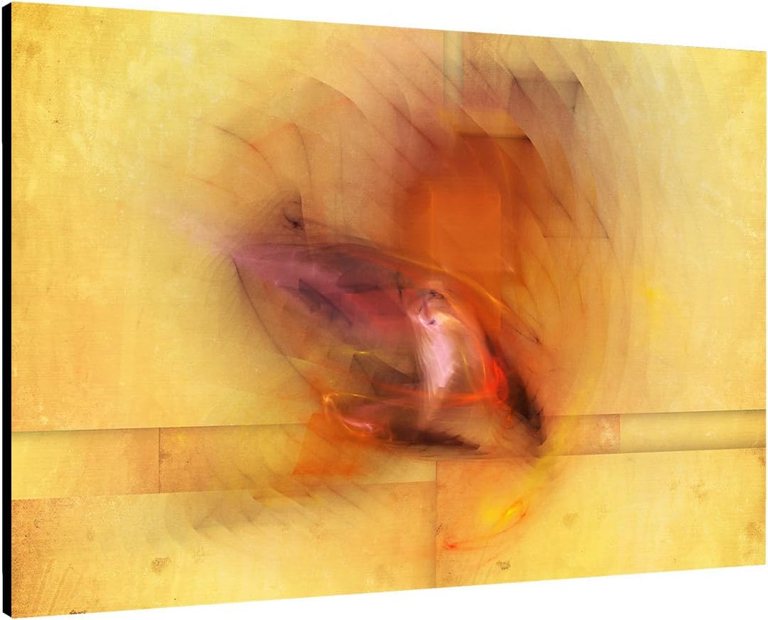 Hauch der Liebe - Abstraktes Bild auf Leinwand pastell Abstrakt138_cm_dekoratives LeinLeinwandbild L