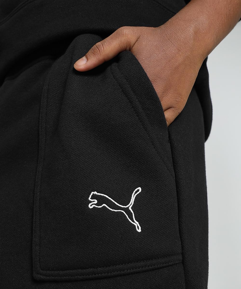 PUMA Mädchen Loungewear Suit Fl G Trainingsanzug 104 Puma Schwarz, 104 Puma Schwarz