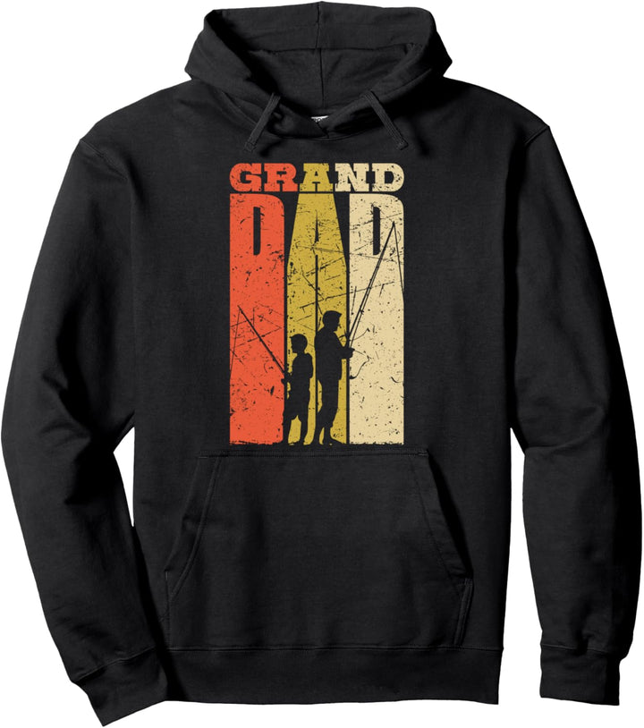 Opa und Enkel Angler Geschenke für Hobbyangler zum angeln Pullover Hoodie