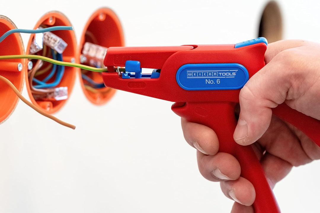WEICON TOOLS Automatische Abisolierzange No.6 für 0,2-6mm² Kabel bis 1000 Volt, 12er Set, 12er Set