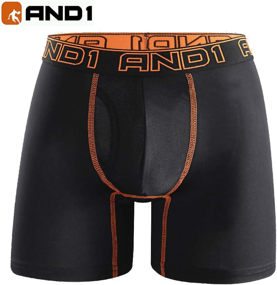 AND1 Sport Boxershorts 5er Pack Unterwäsche Herren Unterhosen Männer Retroshorts Boxer Brief Sportun