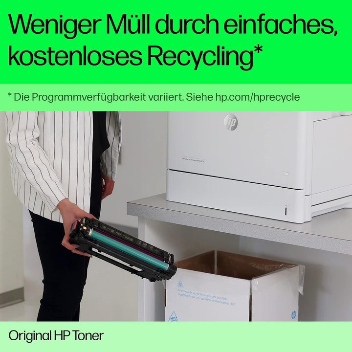 HP 117A (W2071A) Cyan Original Toner für HP Color Laser Cyan Toner cartridge, Cyan Toner cartridge