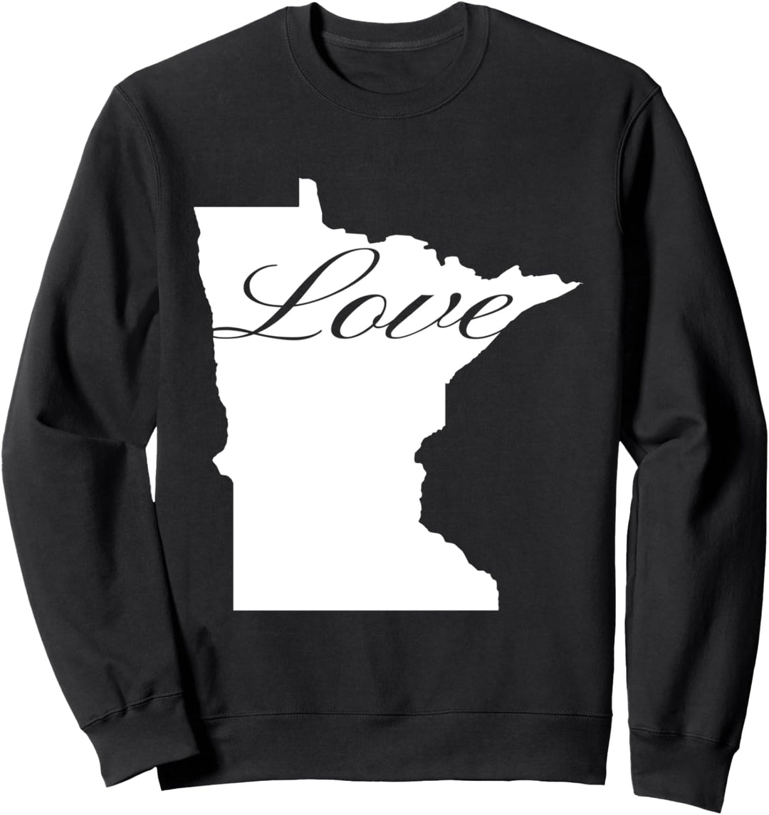 Minnesota Cursive Love State Pride Sweatshirt