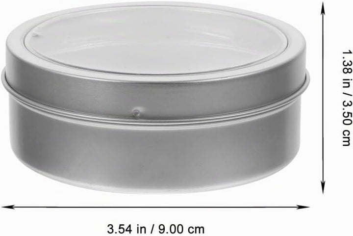DOITOOL 4 Stück Magnetische Aufbewahrungsbox kann Kühlschrank Behälter für Gewürze Metallbehälter mi