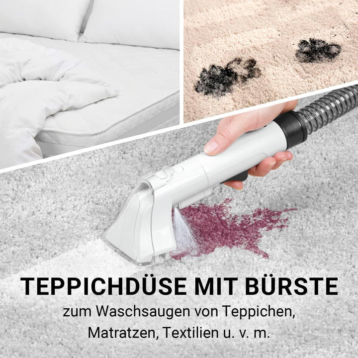 Waschsauger Portable Clean | Polster- und Teppichreiniger, leicht und kompakt | Fleckenentferner, le