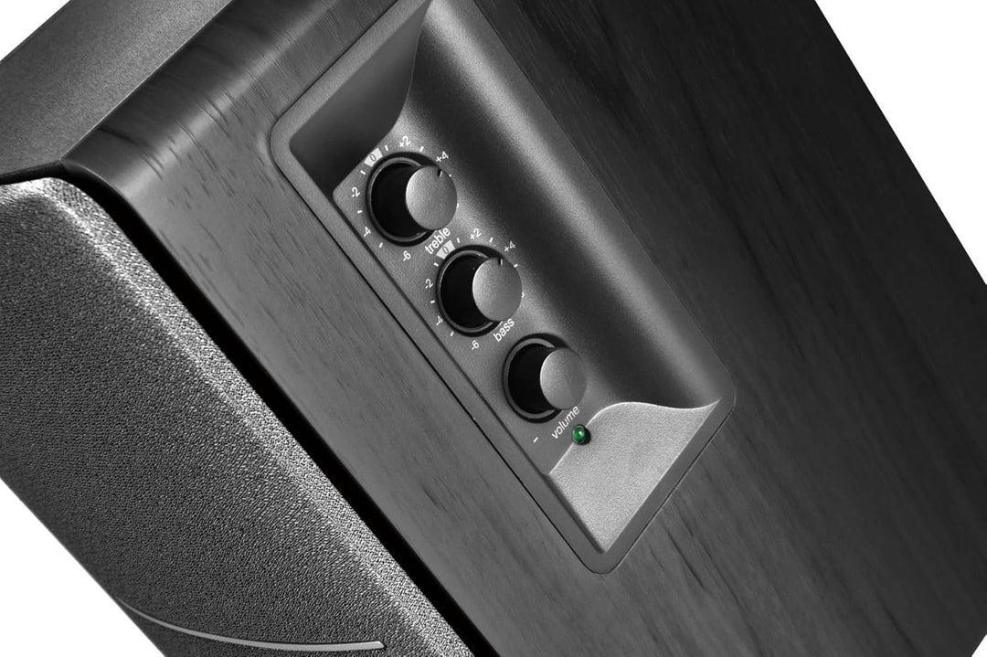 Aktivboxen Edifier Studio R1280T 2.0 schwarz Ohne Bluetooth und Digitaleingänge Schwarz, Ohne Blueto