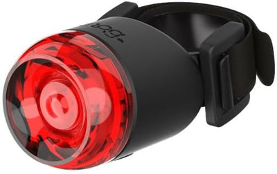 Knog Plug Fahrradlampen LED-Frontlicht od. Rücklicht StVZO, schwarz rot grau schwarzes Set, schwarze