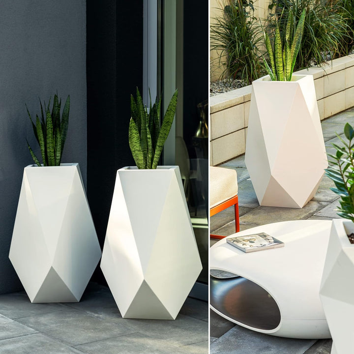 Monumo®️ Leuchtender Blumentopf Gross 80 cm x 42 cm x 42 cm | geeignet für Haus, Büro, Garten, Patio