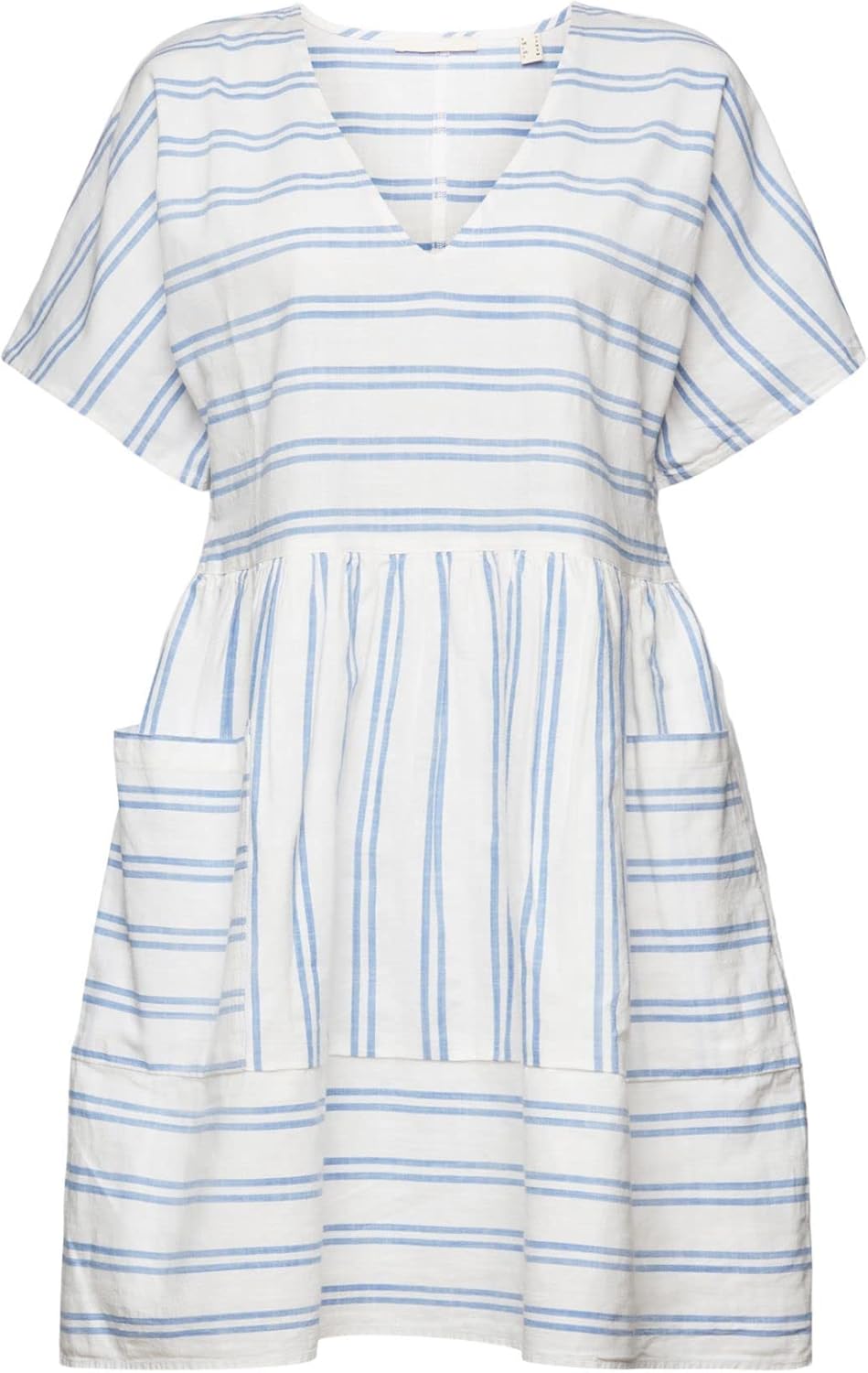 edc by Esprit Gestreiftes Minikleid, 100 % Baumwolle