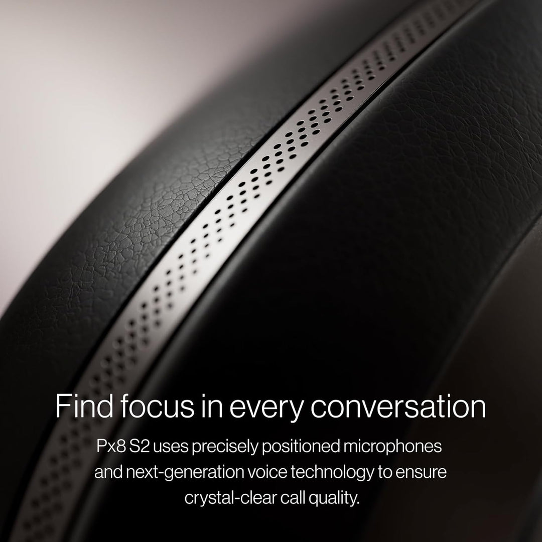Bowers & Wilkins Px8 S2 Kabellose Noise-Cancelling Kopfhörer mit Bluetooth Audio, Schnellladefunktio