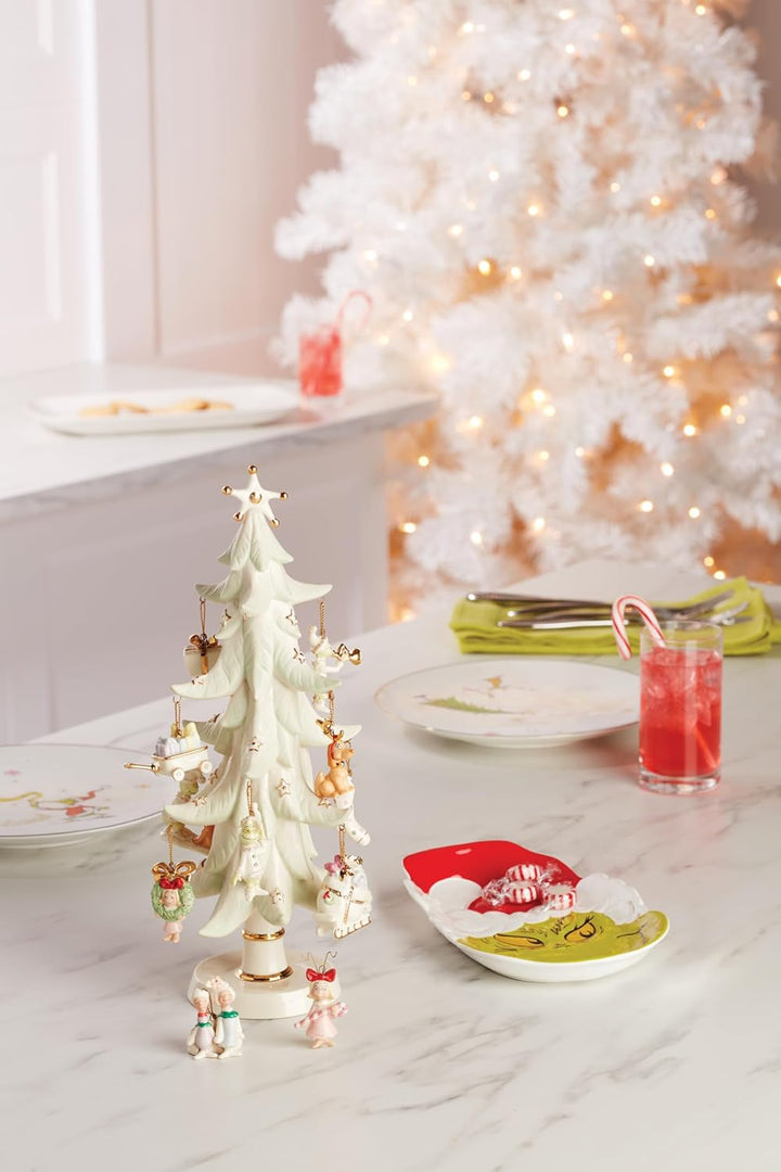 Lenox 894168 Merry Grinchmas Candy Dish Süssigkeitenschale, Süssigkeitenschale