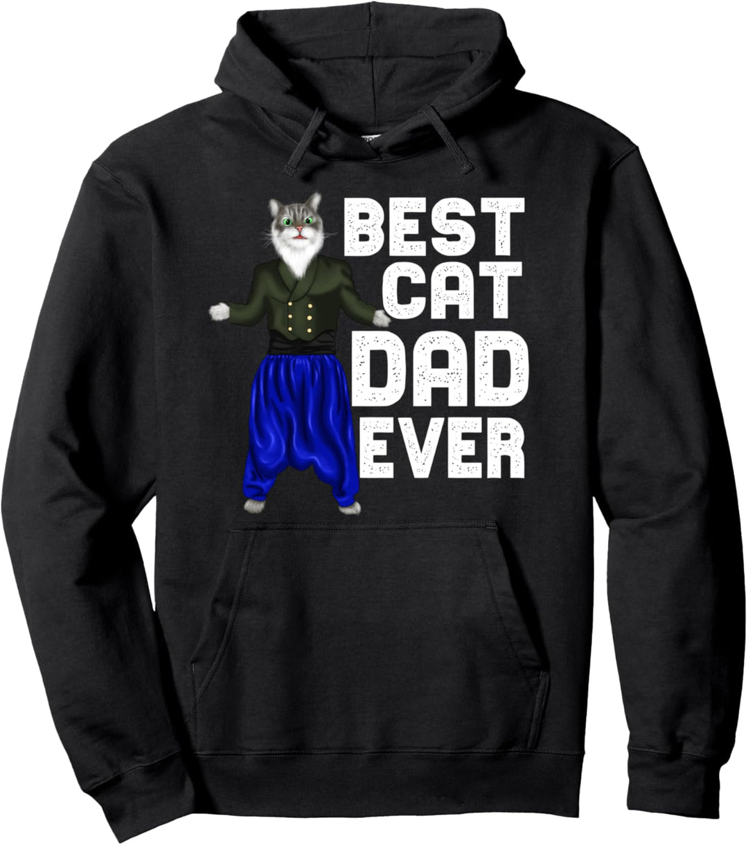 Bester Katzenvater aller Zeiten Lustiger Pullover Hoodie