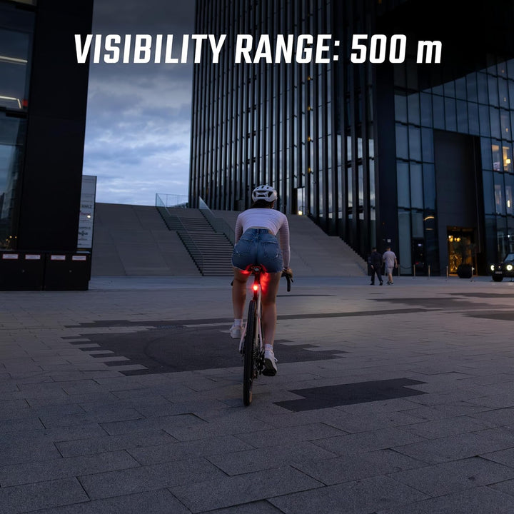SIGMA HIRO 10 | wetterfestes Fahrradrücklicht mit 500 m Sichtweite | StVZO zugelassenes Rücklicht mi