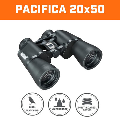 Bushnell - Pacifica - 20x50 - Schwarz - Porroprisma - Superstarkes Fernglas - Vogelbeobachtung - Sig