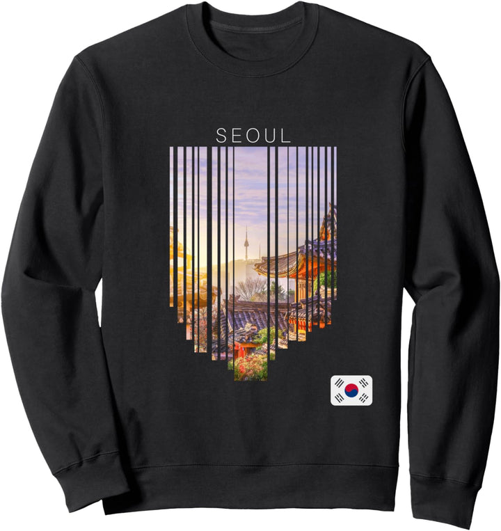 Seoul Südkorea Flagge Sweatshirt