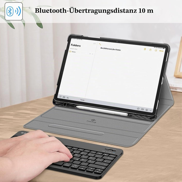 Fintie Tastatur Hülle für Samsung Galaxy Tab S10+ Plus/S9 FE+ Plus/S9+ Plus 12.4 Zoll Tablet, Keyboa