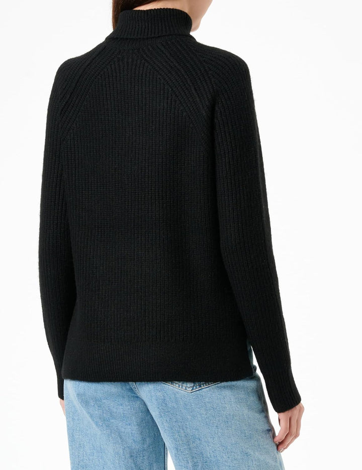 Replay Damen Pullover Rollkragenpullover Recyceltes Material S Black 098, S Black 098